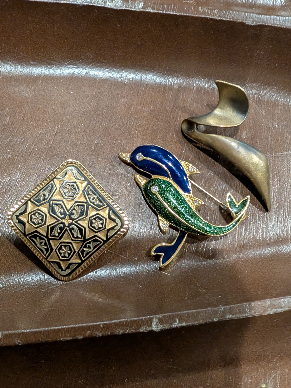 Three Elegant Brooches Bundle